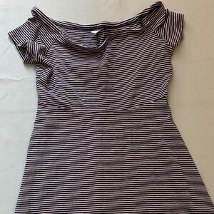 shoulder drop dress